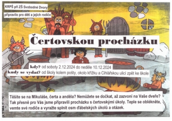 Čertovská procházka s úkoly