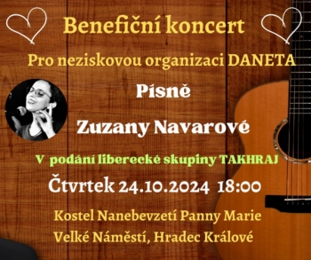 Písně Zuzanay Navarové - benefiční koncert pro Danetu