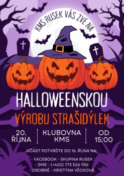 Halloweenská výroba strašidýlek