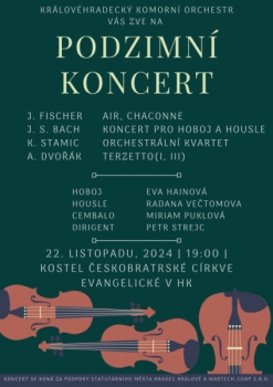 Královéhradecký komorní orchestr - podzimní koncert