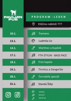 PAVIJAn Pub - program na leden